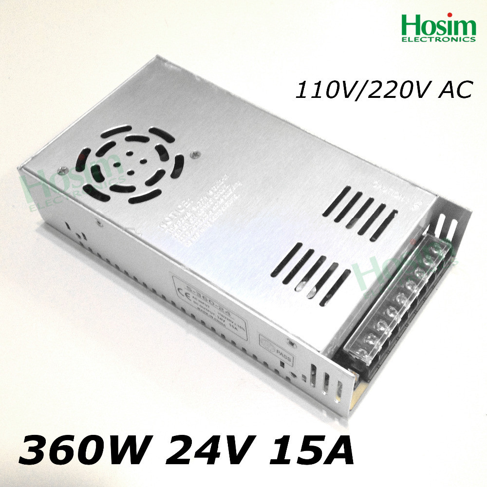 Блок питания 24v 15A S-360-24