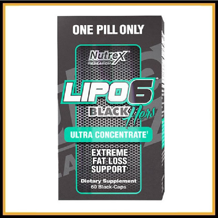 Спортивный жиросжигатель Nutrex Lipo-6 Black Hers Ultra Concentrate 60 капсул