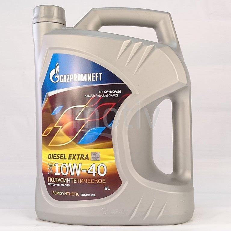Gazpromneft Diesel Extra 10W-40 полусинтетическое масло 5л. - фото 1 - id-p44099373