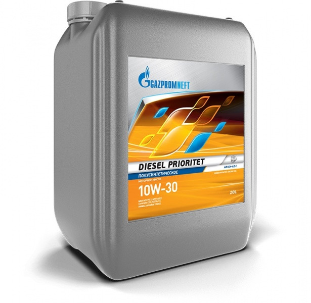 Gazpromneft Diesel Prioritet 10W-30 полусинтетическое дизельное масло 20л.