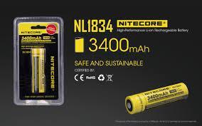 Аккумулятор NITECORE NL1834 (3400mAh), фото 2