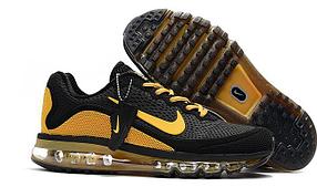 Кроссовки Nike Air Max 2017 Version 2 черно желтые