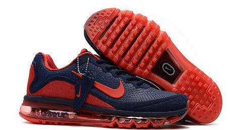 Кроссовки Nike Air Max 2017 Version 2 синие с красным, фото 1
