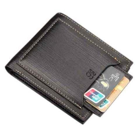 Бумажник мужской двойного сложения Baellery B236-1 (Черный) - фото 2 - id-p44129624