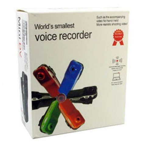 Мини-видеокамера/диктофон Mini DV World Smallest Voice Recorder - фото 5 - id-p44129633