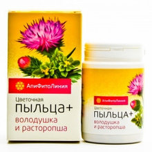 Апифитокомплекс Цветочная пыльца + володушка и расторопша, для печени,  60таб