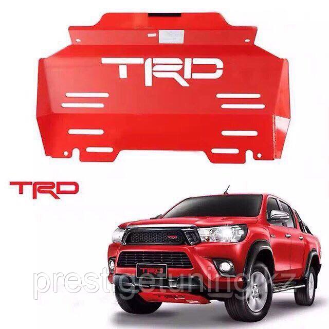 Защита двигателя на Toyota Hilux 2016-20 TRD - фото 1 - id-p44158367