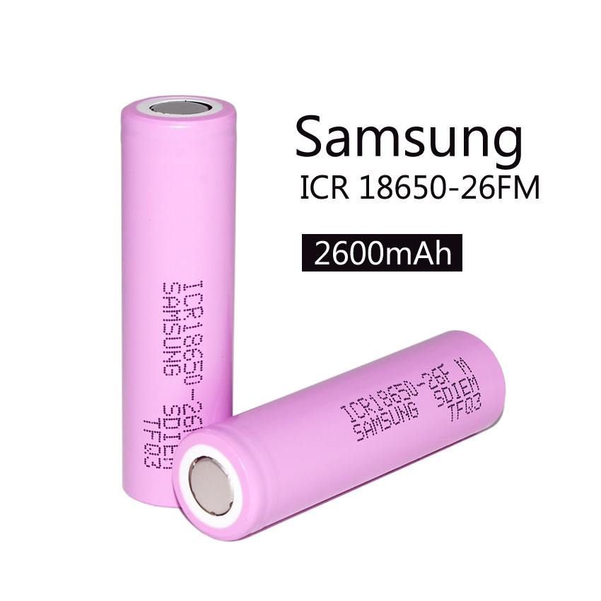Аккумулятор Samsung Li Ion 18650 ICR18650-26FM 2600mAh