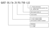 Муфта GUST-12/ 70-120/ 450-L12, фото 2
