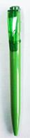 Ручка шариковая пластиковая зеленая