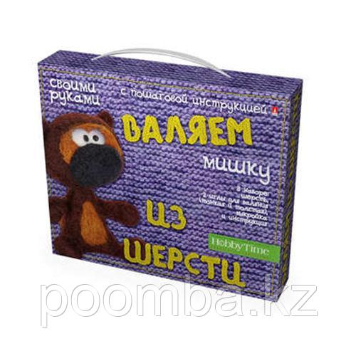 Валяем из шерсти"Мишку"