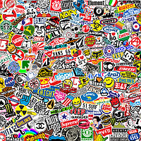 Изготовление стикеров с контурной резкой