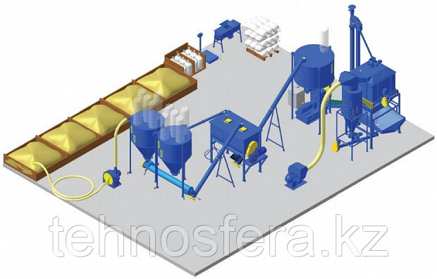 Цех производства гранулированного комбикорма (ЛГКВО)