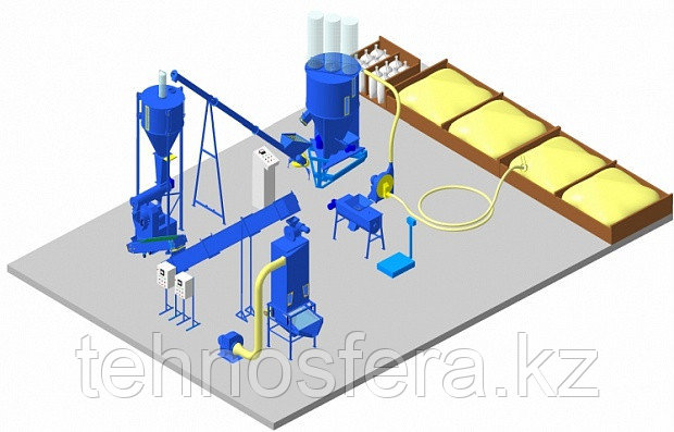 Цех производства гранулированного комбикорма (ЛПКГ)