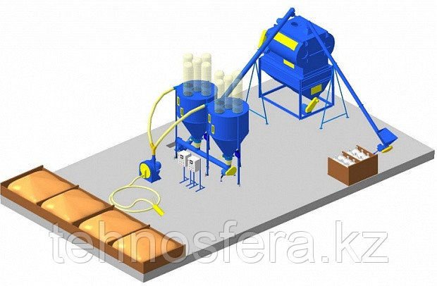 Цех производства рассыпного комбикорма высокой однородности (КВО)