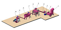 Линия экструдирования отходов мясопереработки производительностью 0,5 т/ч