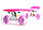 Пенни борд со светящимися колесами розовый, фото 2