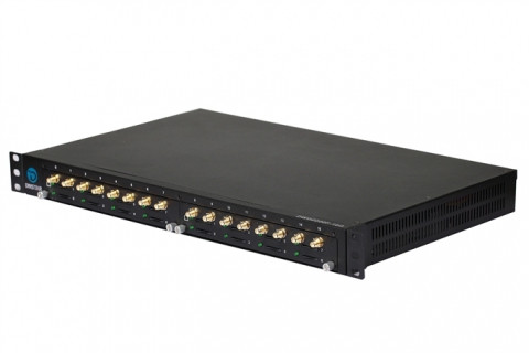 Dinstar DWG2000F-16W - VoIP-GSM шлюз, 16 WCDM каналов, SIP