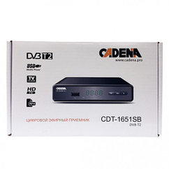 Цифровой эфирный приемник CADENA CDT-1651SB DVB-T2