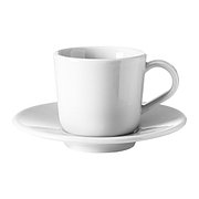 Чашка для кофе эспрессо с блюдцем ИКЕА/365+ белый