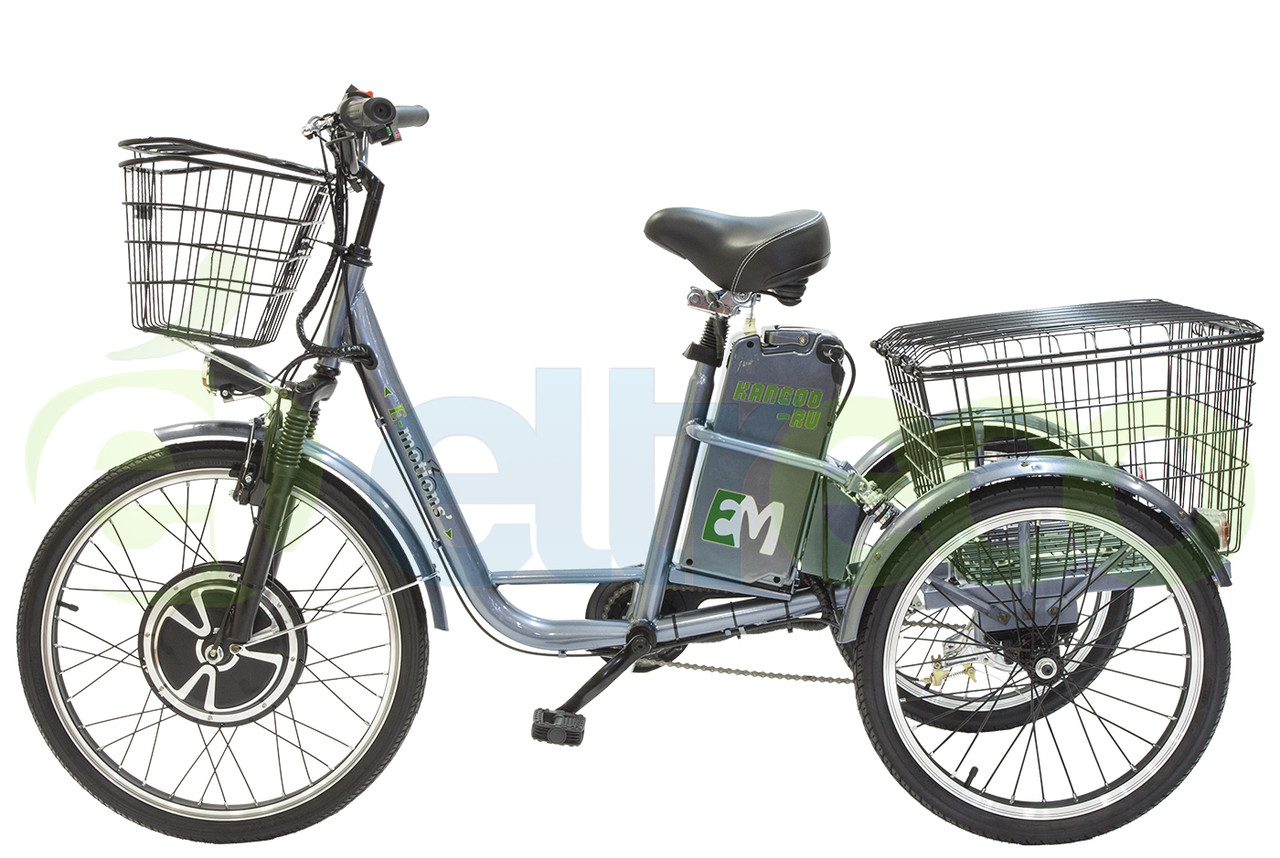 Трицикл E-motions Kangoo 700W - фото 3 - id-p44256727