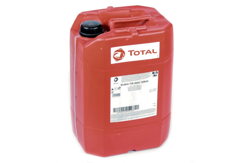 Total RUBIA TIR 8600 10W-40 синтетическое дизельное масло 20л.