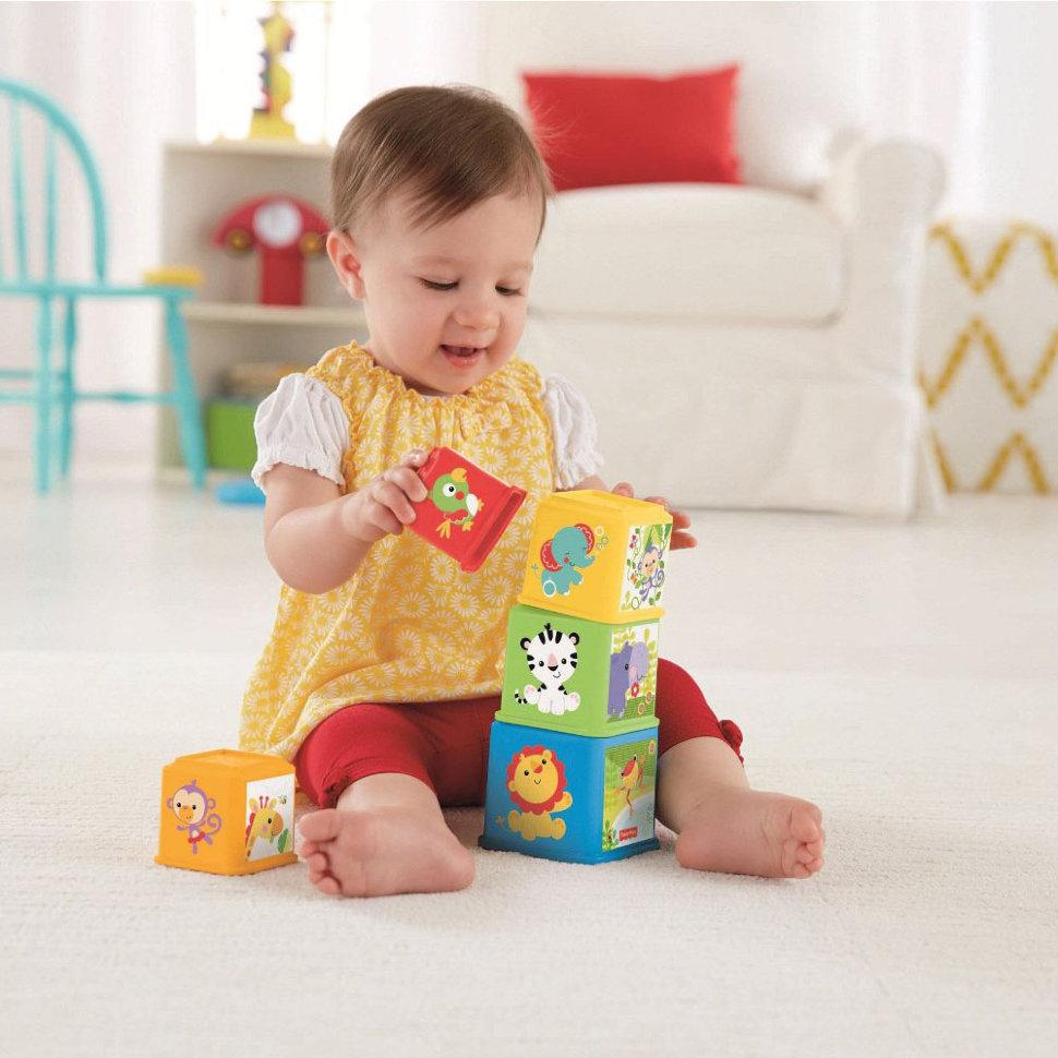 Fisher price CDC52 Весёлые кубики «Складываем и исследуем»