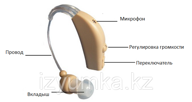 Заушный слуховой аппарат (аккумулятор) - фото 2 - id-p44403884