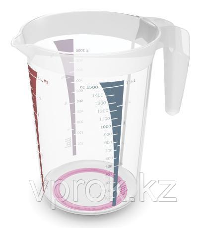 Мерный стакан для сыпучих продуктов и жидкостей Kis Verso 1,5л - фото 1 - id-p44316120