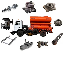 Запчасти МДК-5337,МДК-53229, МДК-4333, СДК-651 СААЗ АМО ЗИЛ (Смоленск)