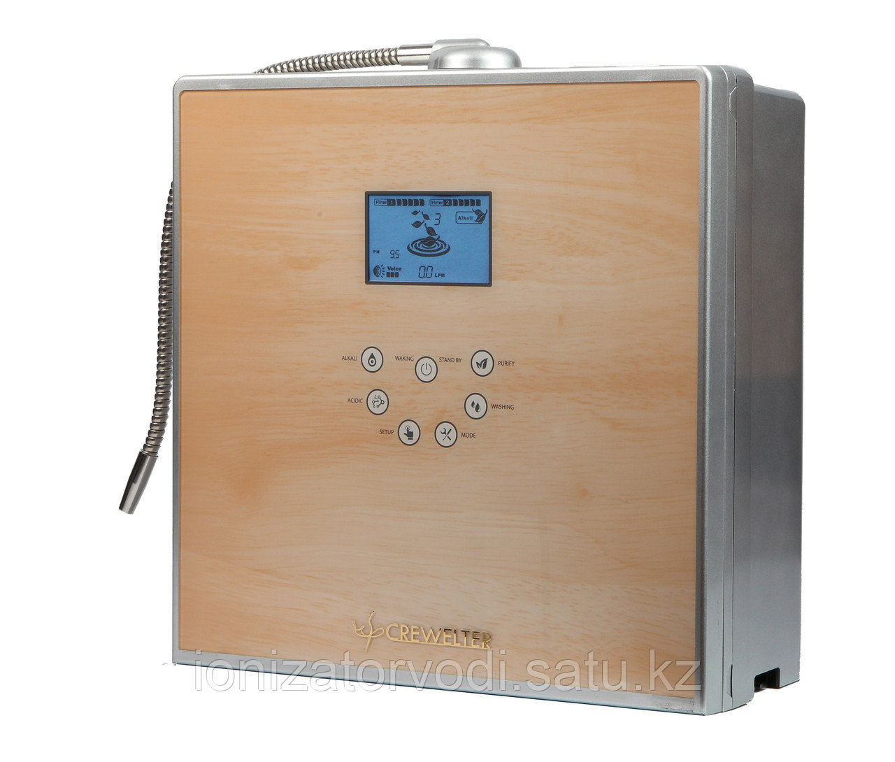 Ионизатор щелочной водородной воды Crewelter (9 пластин) - фото 3 - id-p44341854