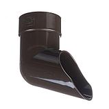 Колено трубы водостока 72°, коричневый, Docke Lux, фото 7