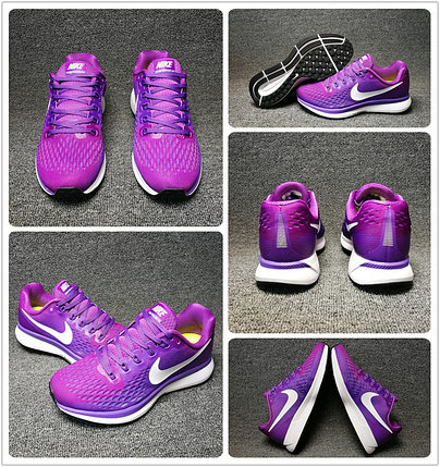 Кроссовки nike air zoom pegasus 34 фиолетовые, фото 2