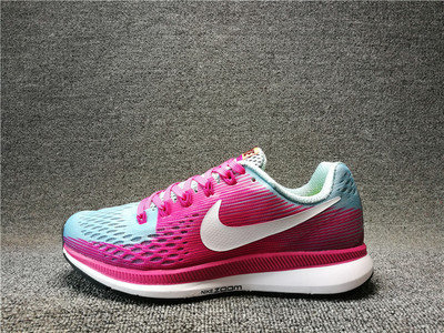 Кроссовки nike air zoom pegasus 34 сине-розовые 36-39, фото 2