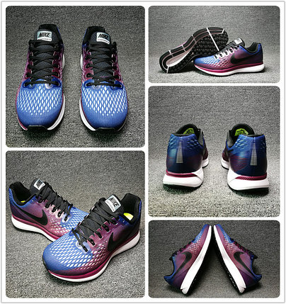 Кроссовки nike air zoom pegasus 34 фиолетовые с синим 40-44, фото 2