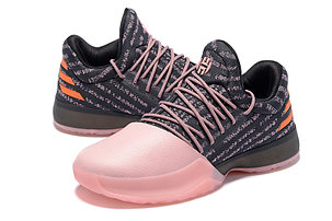 Баскетбольные кроссовки Adidas Harden Vol.1 from James Harden черно-розовые, фото 2