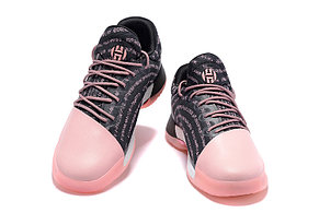 Баскетбольные кроссовки Adidas Harden Vol.1 from James Harden черно-розовые, фото 2