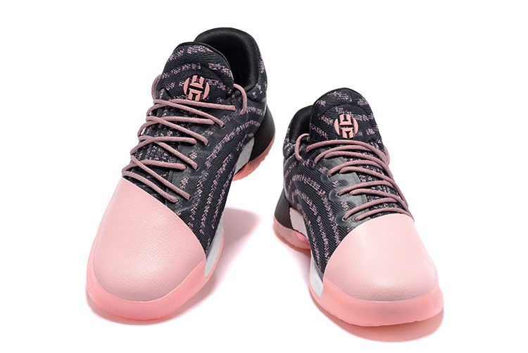 Баскетбольные кроссовки Adidas Harden Vol.1 from James Harden черно-розовые - фото 3 - id-p44355093