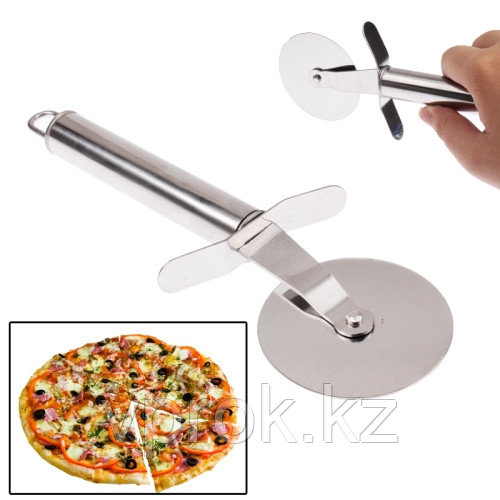 Нож для пиццы профессиональный (металлическая рукоятка) - фото 1 - id-p44356695