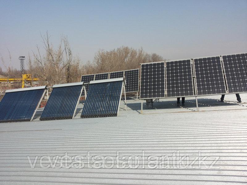 Установка солнечных батарей - фото 1 - id-p44357411