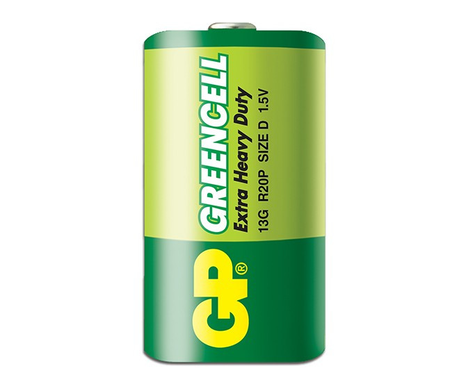 Батарейка GP Greencell 13G-S2, LR20, D, 1.5V