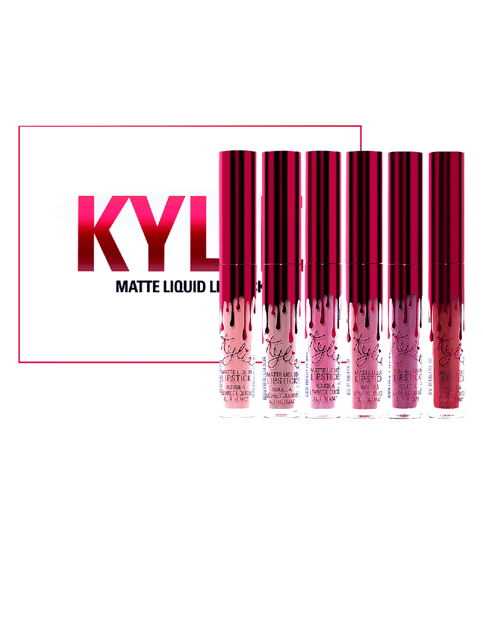 Набор из 6 матовых помад Kylie
