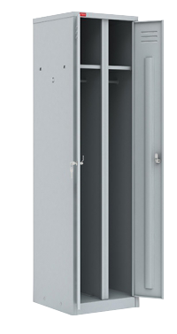 Металлический шкаф для одежды двухсекционный модульный - фото 3 - id-p2613005