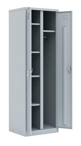 Металлический шкаф для одежды двухсекционный модульный - фото 2 - id-p2613005