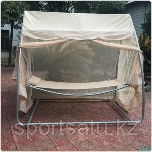 Садовый напольный гамак с навесом, фото 1