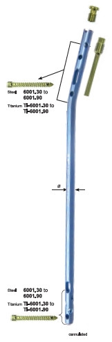 Блокирующий канюлированный большеберцовый стержень диаметром 8-12мм, длиной 270мм, 285мм, 300мм, 315мм, 330Бло
