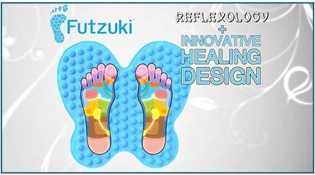 Коврик массажный для ног типа бабочка Futzuki Reflexology Mat Foot