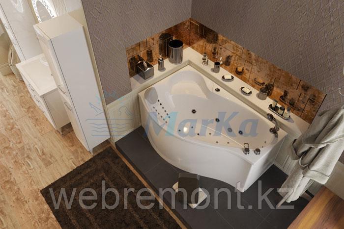 Акриловая ванна Грация 160*95 (Правая) (Полный комплект) Ассиметричная. Угловая - фото 6 - id-p3025288