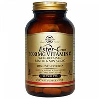 Ester-C Plus, Эстер С 1000 мг витамина С, 90 таблеток. Solgar