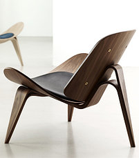 Стул Shell dark wood (black), фото 3